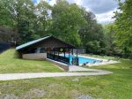 Foxhound Pool is just a short walk from the cabin. Open Memorial Day - Labor Day